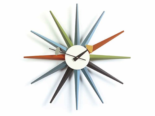 Wanduhr Sunburst Clock 