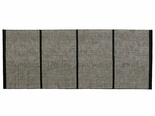 Teppich Helga 80 x 240 cm | dunkelgrau/beige