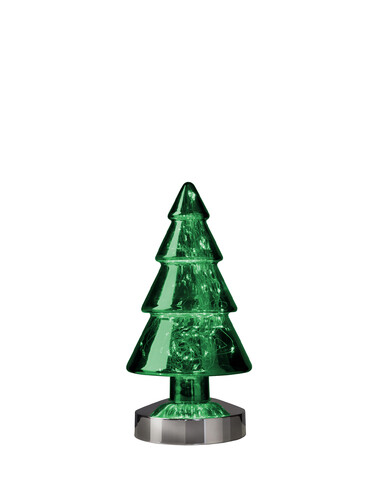 LED-Dekoleuchte Winterlight Baum H 26 cm | grün