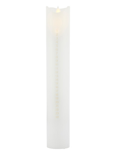 LED-Kerze Sara Advent Calendar Dekor goldfarben | weiß