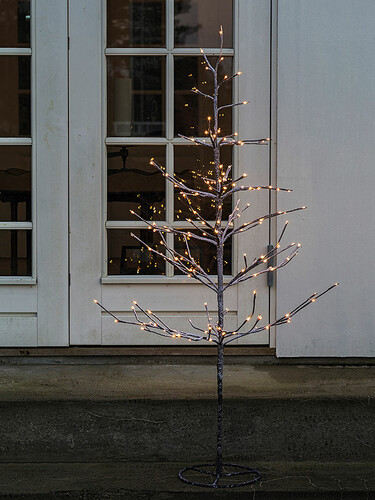 LED-Lichterbaum Alex Tree H 180 cm, 240 Lichter | dunkelbraun