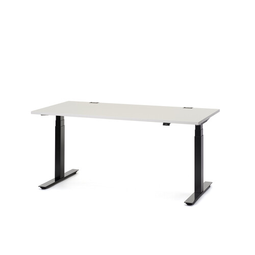 Schreibtisch, elektrisch höhenverstellbar Active.T 140 x 80 cm | weiß