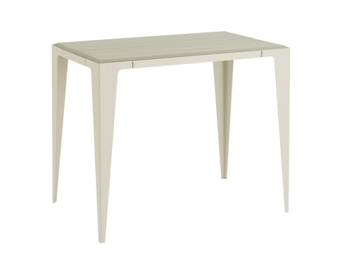 Tisch Chamfer 85 x 55 cm | seiden-grau